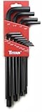 Titan 12718 SAE Long Arm Hex Key Set - 13 Piece [並行輸入品]