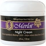 Merlot Anti-Aging Moonlight Radiance Night Cream Promotes Collagen Formation reduces lines and wrinkles