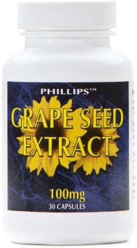 Grape Seed Extract Capsules 100mgs with Digestive Enzymes 30's