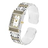Geneva Platinum Women's Polished Cuff Watch by Geneva