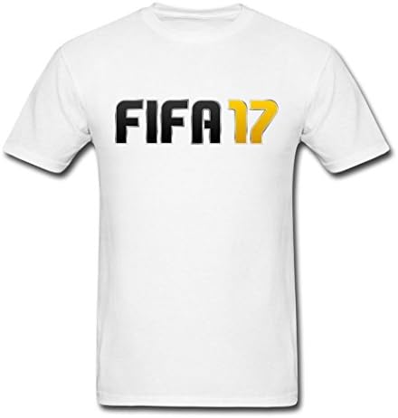 fat person Hallowen Men's FIFA 17 Logo T-Shirts White M