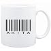 Mug White " Akita BARCODE " Dogs