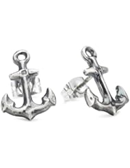 Bing Bang Anchor Stud Earrings