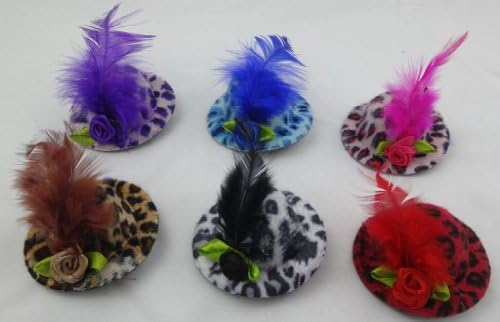Boutique Girls 2.5inch Spike Hair Bow Clips, Barrettes Value Party Hat Style,6pcs