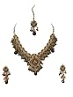 Handmade Kundan Fashion Necklace Set Red and Green Traditional Indian Jewelry