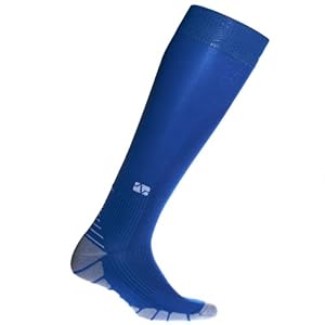 Vitalsox Graduated Performance Compression Padded Sport Socks (Royal Blue Large)