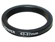 Bower AD4337 Step-Down Adapter Ring 43mm Lens to 37mm