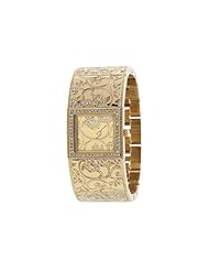 GUESS W0256L2 Womens Gold-Tone Opulence Bangle Watch