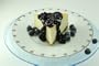 New York Style Cheesecake with Blueberry Topping