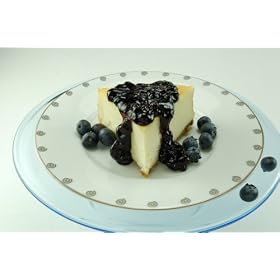 New York Style Cheesecake with Blueberry Topping by The BEST Cheesecake on the Planet!