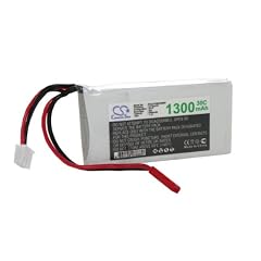 RC Modellbau AKKU Li-Polymer LiPo 1300mAh 7.4V f�r diverse Racing Cars, Helikopter, Flugzeuge und Modellboote etc.