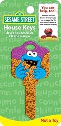 Sesame Street Cookie Monster Kwikset KW1 House Key