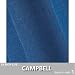 北欧風カーテン CAMPBELL キャンベル 既製サイズ(100 x 178 cm)【ネイビーブルー 遮光2級】1枚
