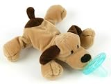Wubbanub Baby Pacifier Brown Puppy
