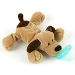 Wubbanub Baby Pacifier Brown Puppy