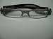 Lighted Reading Glasses +3.50 Night-light LED Frame (Black w/ Pattern)