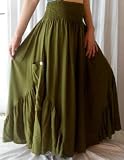 KHAKI SKIRT
