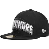 Men's New Era Baltimore Ravens Draft 59FIFTY? Structured Fitted Black Hat 7 3/8