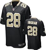 Mark Ingram Youth Jersey: Home Black Game Replica #28 Nike New Orleans Saints Youth Jersey