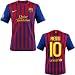 FC Barcelona Messi Trikot Home 2012, offizielles Nike Lizenzprodukt, Nike DryFit 100% Polyester. 
Verein: FC Barcelona Spieler: Lionel Messi Nr.10 Sponsor: Qatar Foundation Hersteller: Nike 
Material: Dri-FIT 100% Polyester-Mesh. Das Trikot wird f�r Sie angefertigt und ist daher vom 
Umtausch ausgeschlossen!!! (Siehe hierzu unsere AGBs!!!)