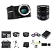 Samsung NX2000 Smart Wi-Fi Digital Camera Body (Black) + Samsung 18-55mm f/3.5-5.6 OIS Compact Zoom Lens (Black) + 58mm 3 Piece Filter Kit + Full Size Tripod + 32GB MicroSDHC Class 10 Memory Card + 2x Telephoto Lens + Wide Angle Lens + Carrying Case + BP1030 Lithium Ion Replacement Battery for Samsung NX + Memory Wallet + Table Top Tripod, Lens Cleaning Kit, LCD Protector + USB SDHC Reader