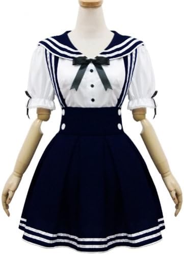 Japan School Uniform Cosplay Costume Anime Girl Maid Sailor School Lolita Dress