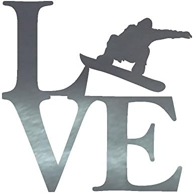 Snowboarding jump Vinyl Decal