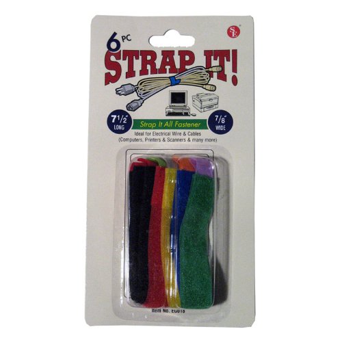 12 pc Velcro Ties Reausable Electrical Wire Cable Strap