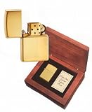 18k Solid Gold Lighter with Cherry Gift Box & certificate