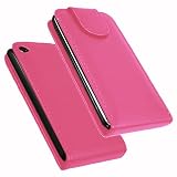 Brand New Pink Leather Flip Case Cover for the Apple iPod Touch 4 4G (8GB 32GB 64GB) MP3 Player. Part of the XYLO ACCESSORIES RANGE.