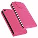 Pink Leather Flip Case Xylo-Cover for the Apple iPod Touch 4 4G (8GB 32GB 64GB) MP3 Player.