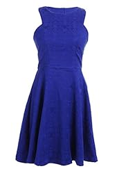 Sleeveless General Print Skater Dress 