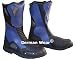 Motorradstiefel Racing Sport Stiefel in der Farbe Schwarz/Blau, Schuhgröße:45