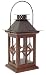 Laterne Verona Garten Laterne Windlicht Echtholz 30 cm