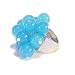 The Black Cat Jewellery Store-Blue Chalcedony Cluster Ring - Adjustable