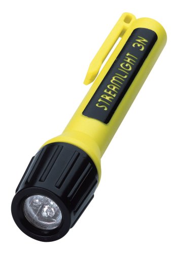 Streamlight 62212 3N LED Propolymer Flashlight with Blue LEDs, Yellow