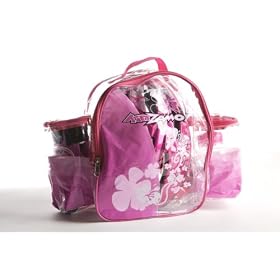 KIDZAMO Flower Groove Bicycle Helmet and Backpack Combo by 