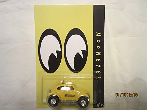 Hot Wheels Baja Bug Mooneyes limited Edition Custom 1:64 Scale Code 3 1 of 25 3 e-3 Die Cast Car Only 25 Made Real Riders Rubber Tires