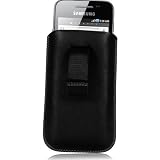 Wicked Chili PU Leder Tasche für Samsung S5830 Galaxy ACE / GT-S5830 - Etui Hülle Pouch (weich gefüttert, Ausziehhilfe)