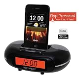 ClockDock by SlicK® Alarm Clock Radio for iPhone 3G/3GS/4 and iPod Touch.