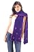 Beautiful Luxuriant Hand Stitched Super Soft Flowers Scarf Muffler Black Olive Purple...
