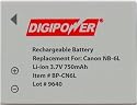 Digipower BP-CN6L Replacement Li-Ion Battery for Canon NB-6L