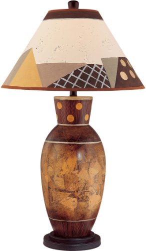 Ambience 11000 Transitional Single Light Table Lamp with Three-Way Switch, Brown Multicolor On Sale