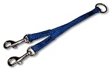 Tiny Dog Pet Leash Coupler in Blue