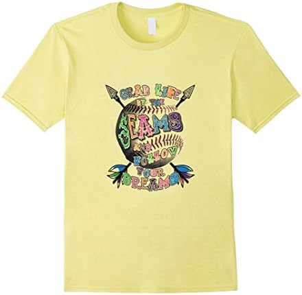 Men's Simply Style Grab Life Softball T-Shirt 3XL Lemon