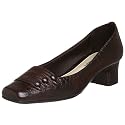 Easy Street Women's Gleam Pump,Brown,7 N