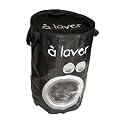 Panier � linge rond City A laver Polypropyl�ne Noir Avec anses Fermeture zip Incidence