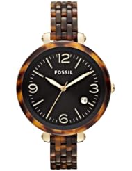 Fossil Heather Three Hand Resin Watch - Tort Jr1406