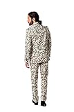 OppoSuits Men's Cashanova Party Costume Suit, Multi, 42