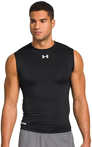 Under Armour Men's HeatGear Sonic Compression Sleeveless, Black Exrta Exrta Large 2-Pack